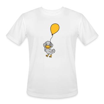 Balloon small cute duckling - Men's Moisture Wicking Performance T-Shirt - white - Front - Jackson (183cm)