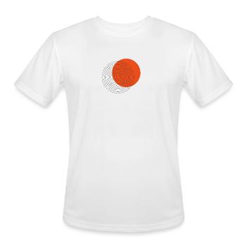 Forme géometrique-design - Men's Moisture Wicking Performance T-Shirt - white - Front - Jackson (183cm)