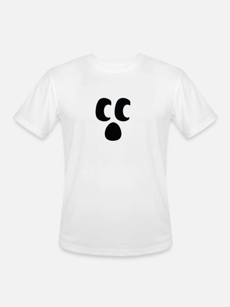 craftee - Men's Moisture Wicking Performance T-Shirt - white