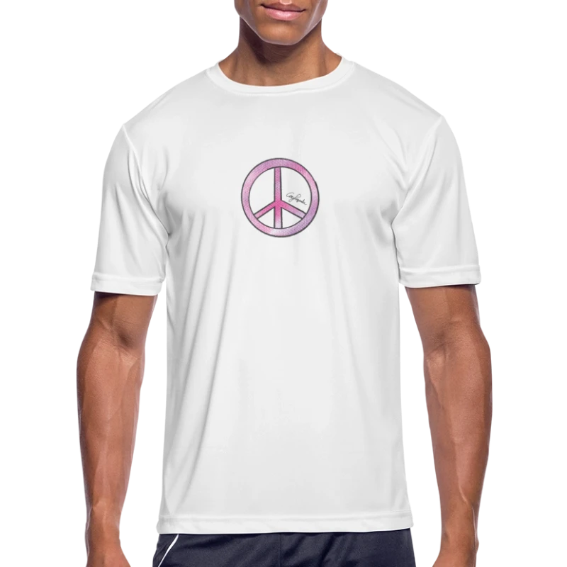Peace Symbol | Cory Legendre Signature Collection - Men's Moisture Wicking Performance T-Shirt