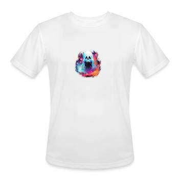 Ghost - Men's Moisture Wicking Performance T-Shirt - white - Front - Jackson (183cm)