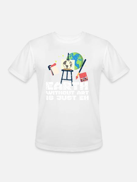 Artist - Men's Moisture Wicking Performance T-Shirt - white