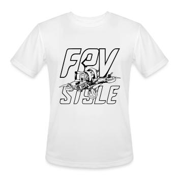 Drone Pilot - Men's Moisture Wicking Performance T-Shirt - white - Front - Jackson (183cm)