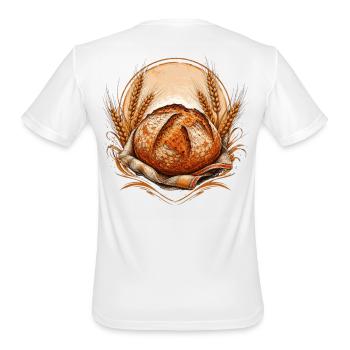 Artisan Sourdough Baker Rusti - Men's Moisture Wicking Performance T-Shirt - white - Back - Jackson (183cm)