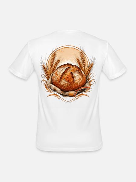 Artisan Sourdough Baker Rusti - Men's Moisture Wicking Performance T-Shirt - white