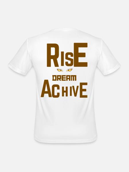 Visionary Ambition - Men's Moisture Wicking Performance T-Shirt - white