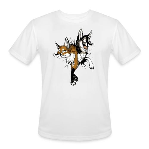 STUCK Foxes (double-sided) - Men's Moisture Wicking Performance T-Shirt