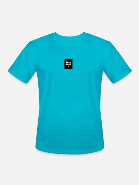 Unique & Comfy Tee - Men's Moisture Wicking Performance T-Shirt - turquoise