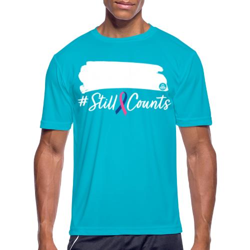 Your Baby #StillCounts (Customizable!) - Men's Moisture Wicking Performance T-Shirt