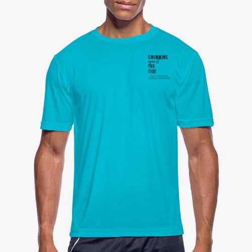 SATT Black Title Block - Black - Men's Moisture Wicking Performance T-Shirt