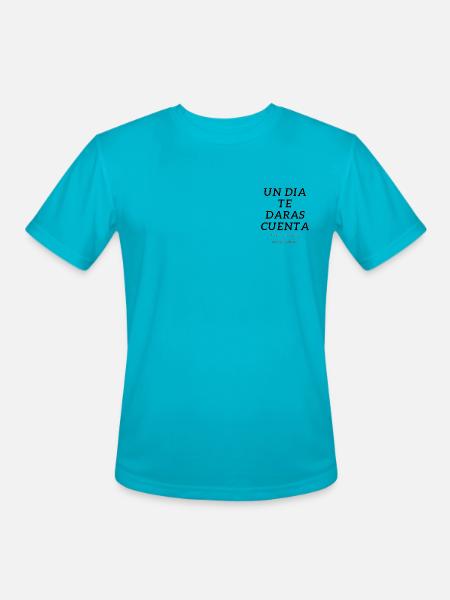 Sacrifice is reward - Men's Moisture Wicking Performance T-Shirt - turquoise