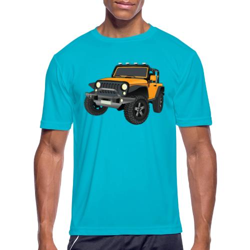 Wrangler 4x4 Yellow - Men's Moisture Wicking Performance T-Shirt