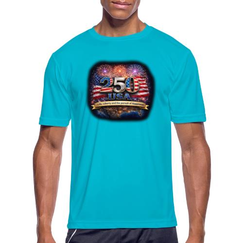 USA 250th Celebration - Men's Moisture Wicking Performance T-Shirt