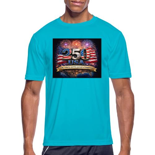 USA 250th Celebration - Men's Moisture Wicking Performance T-Shirt