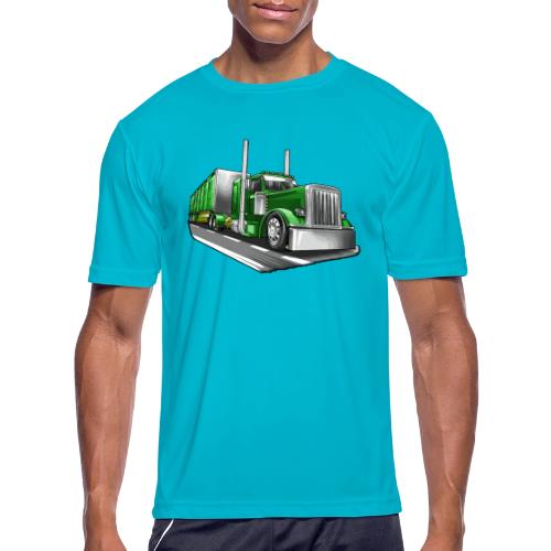 Kenworth Truck 18 Wheeler Big Rig - Men's Moisture Wicking Performance T-Shirt
