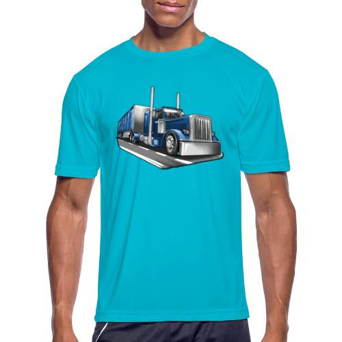 Big Rig Semi Truck American Truck - Men's Moisture Wicking Performance T-Shirt