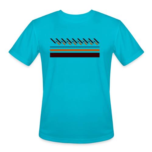 Cute, colorful striped designs for the seasons - Men's Moisture Wicking Performance T-Shirt