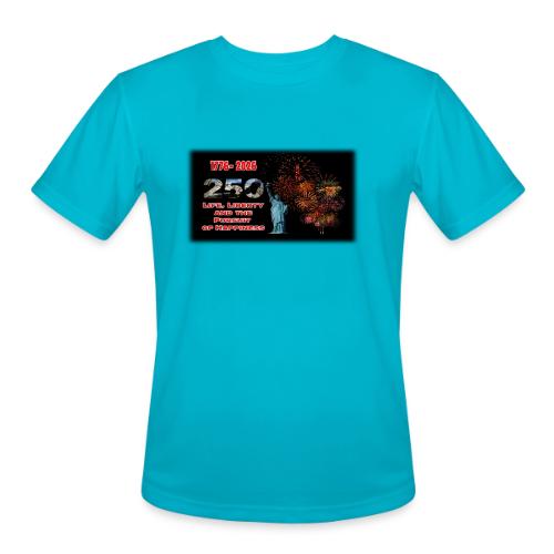 1776 - 2026 - 250 Years USA | Fireworks - Men's Moisture Wicking Performance T-Shirt