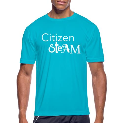 Citizen Steam - White - Men's Moisture Wicking Performance T-Shirt