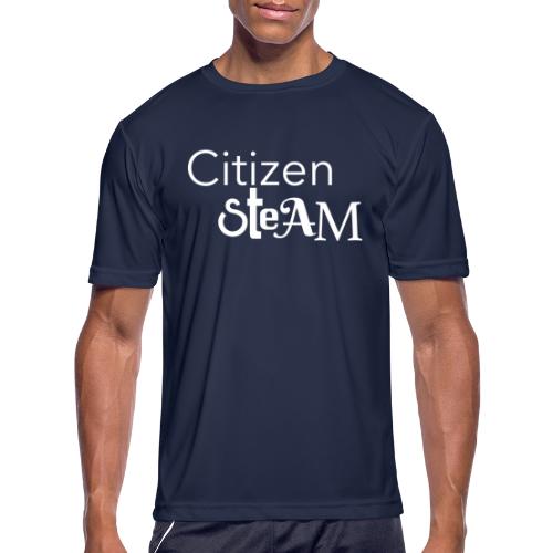 Citizen Steam - White - Men's Moisture Wicking Performance T-Shirt