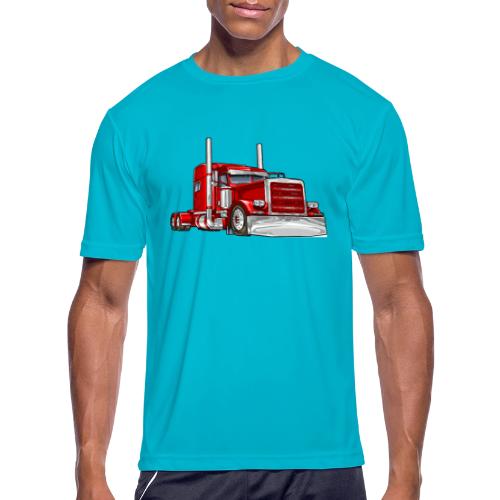 Classic Truck Big Rig 18 Wheeler - Men's Moisture Wicking Performance T-Shirt