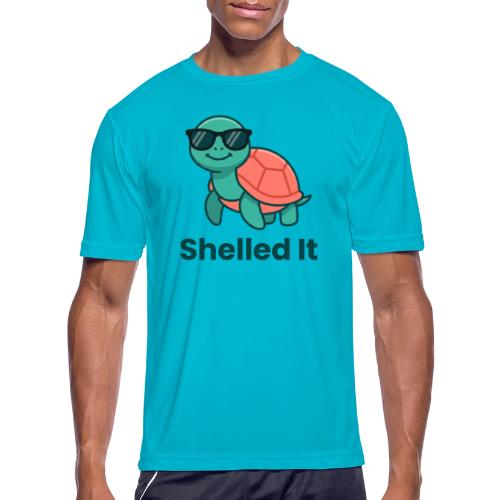 Funny Turtle Sunglasses Shelled It Cute Gift - Men's Moisture Wicking Performance T-Shirt
