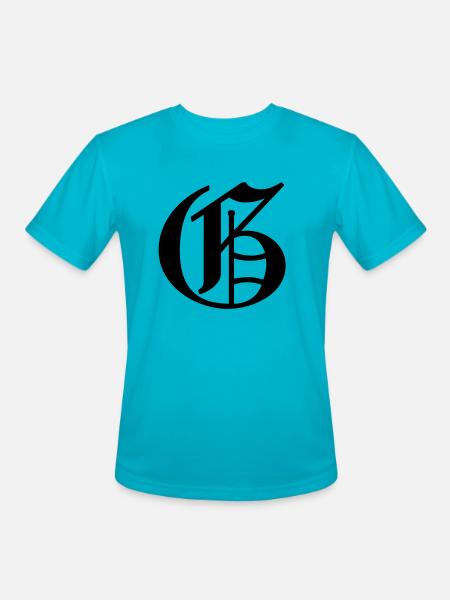 Olde English G - Men's Moisture Wicking Performance T-Shirt - turquoise