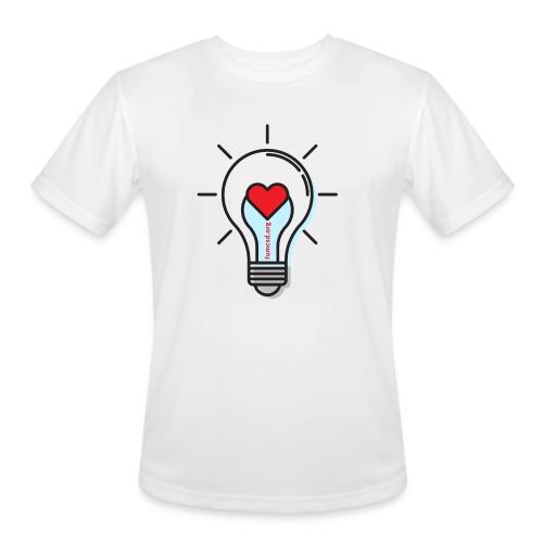 FUMCSD Heart Light Bulb - Men's Moisture Wicking Performance T-Shirt