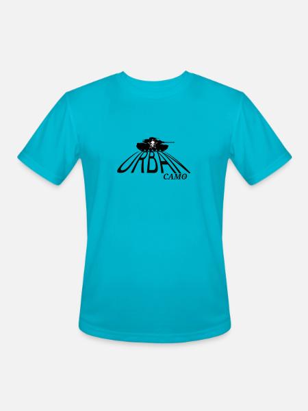 Urban Camo Tank - Men's Moisture Wicking Performance T-Shirt - turquoise