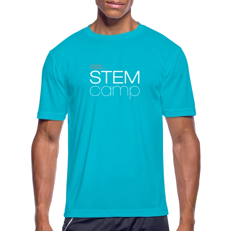 ICDSngo STEMcamp 01A - Men's Moisture Wicking Performance T-Shirt