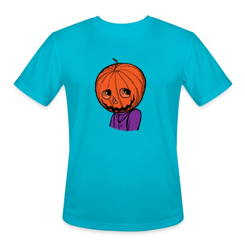 Pumpkin Head Halloween - Men's Moisture Wicking Performance T-Shirt