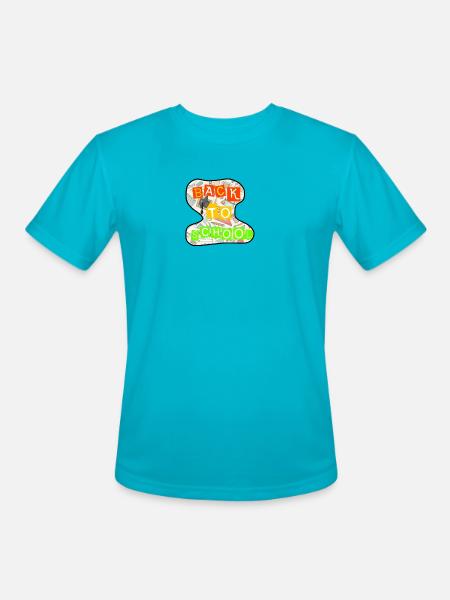 Back to school  - Men's Moisture Wicking Performance T-Shirt - turquoise