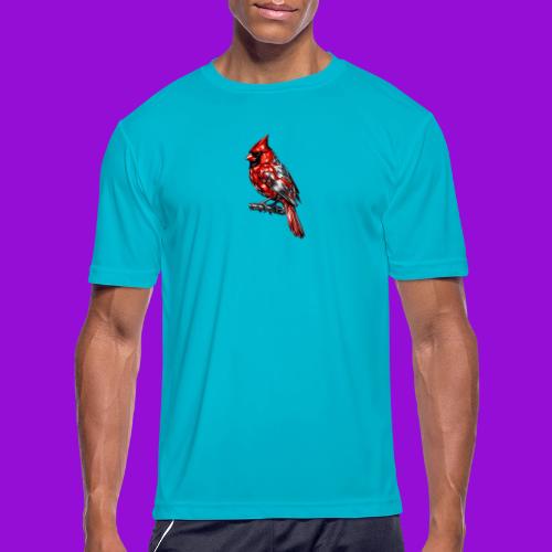 Silver Cardinal - Men's Moisture Wicking Performance T-Shirt
