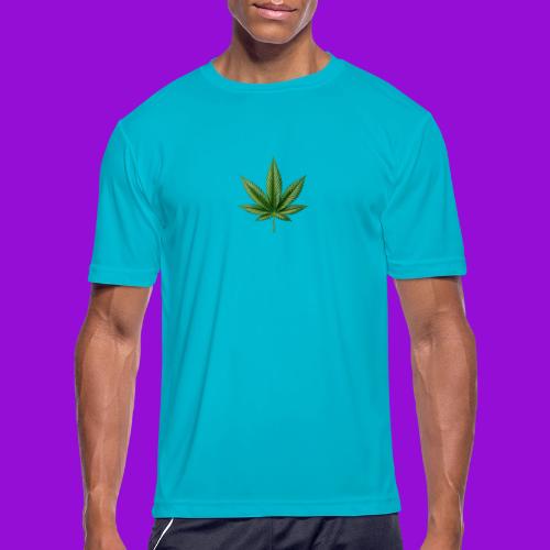 Cannabis Leaf - Men's Moisture Wicking Performance T-Shirt
