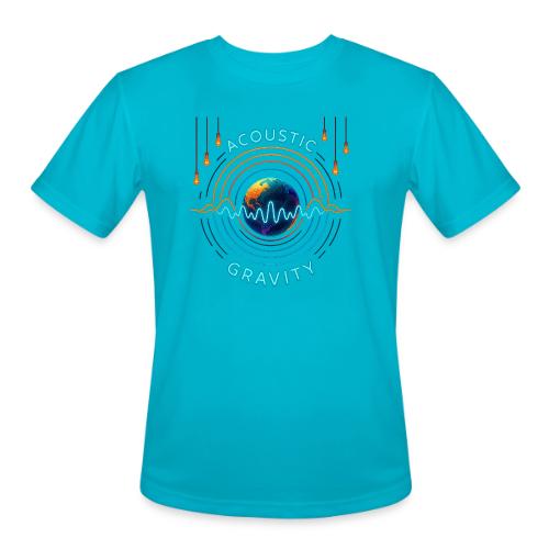 Acoustic Gravity Earth - Men's Moisture Wicking Performance T-Shirt