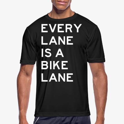 Every Lane is a Bike Lane - Men's Moisture Wicking Performance T-Shirt