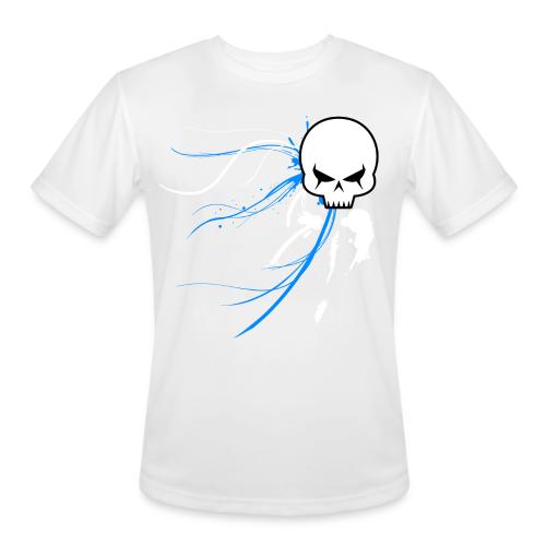 cyber skull bluw - Men's Moisture Wicking Performance T-Shirt