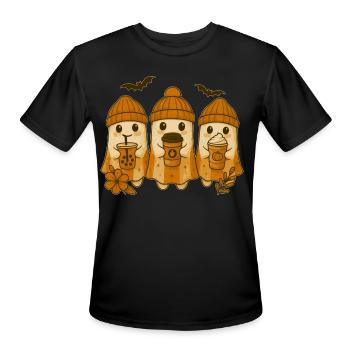 ghosts ghost - Men's Moisture Wicking Performance T-Shirt - black - Front - Jackson (183cm)