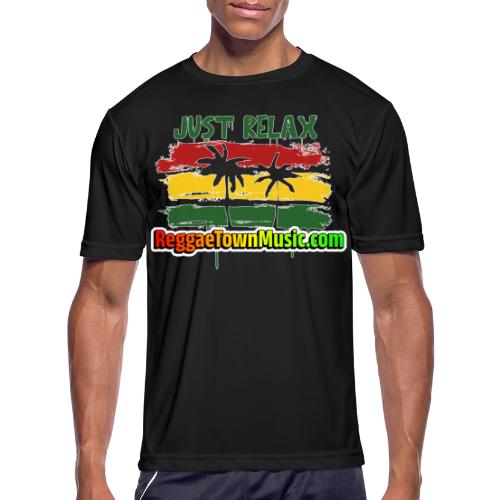 Just relax reggae rasta tropical sunset - T-Shirt Performance pour hommes
