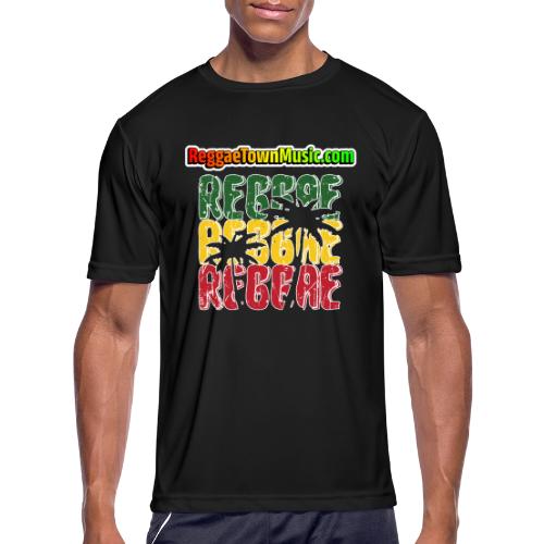 Rasta style reggae music design with classic roots - Men's Moisture Wicking Performance T-Shirt