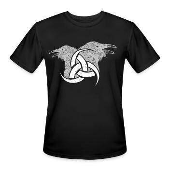 Horn of Odin - Men's Moisture Wicking Performance T-Shirt - black - Front - Jackson (183cm)