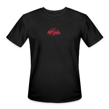 Mothman Crimson Flight - Men's Moisture Wicking Performance T-Shirt - black - Front - Jackson (183cm)