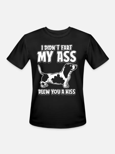 Basset Hound - Men's Moisture Wicking Performance T-Shirt - black