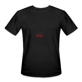 Holly jolly - Men's Moisture Wicking Performance T-Shirt - black - Front - Jackson (183cm)