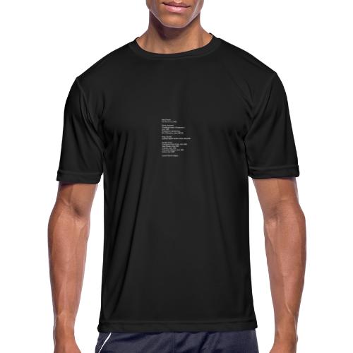 3 - Men's Moisture Wicking Performance T-Shirt