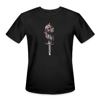 Logic or feeling - Men's Moisture Wicking Performance T-Shirt - black - Front - Jackson (183cm)