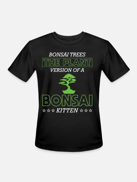 Bonsai Tree - Men's Moisture Wicking Performance T-Shirt - black