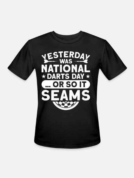 Darts Dart Player - Men's Moisture Wicking Performance T-Shirt - black