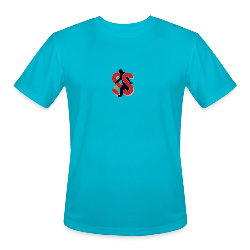 SS crimson Logo - Men's Moisture Wicking Performance T-Shirt