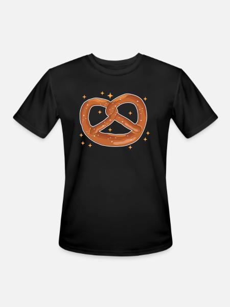 Pretzel Pretzels Lover - Men's Moisture Wicking Performance T-Shirt - black